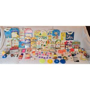 Fast Food Children's Meal Toy Box Lot 70 Toys 15 Boxes McDonalds Wendy's Popeyes
